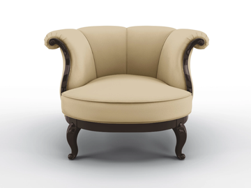 FLOWER - Velvet armchair with armrests by BRUNO ZAMPA - view 2